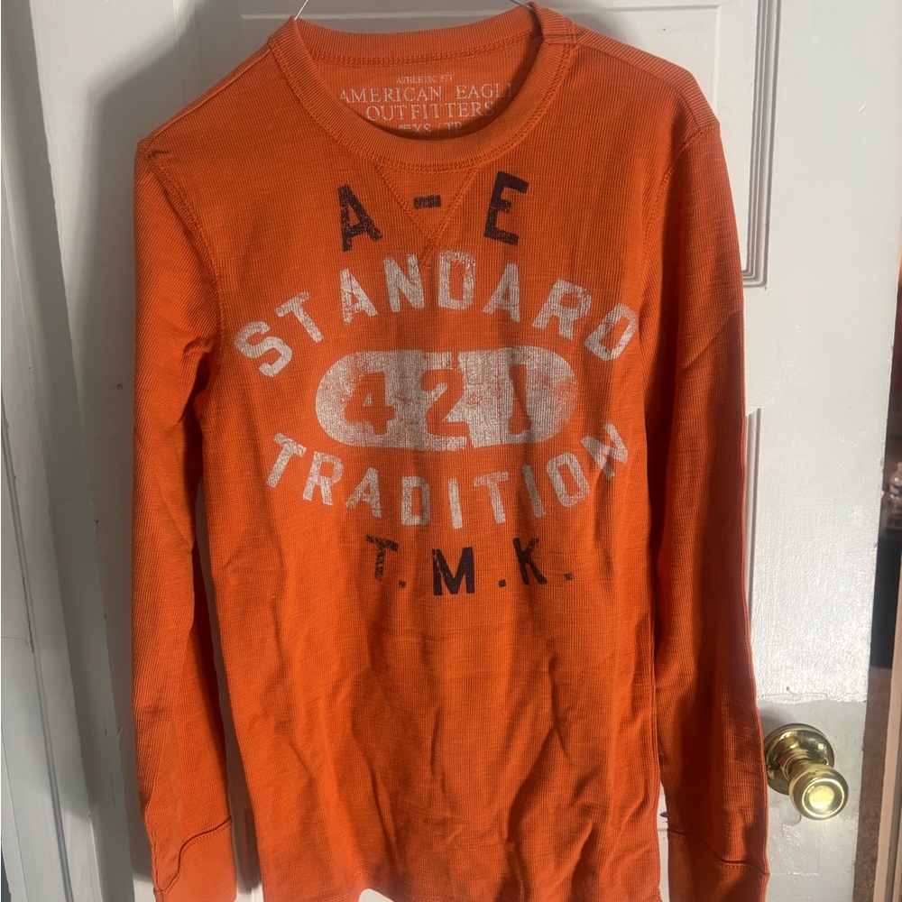 American Eagle Long sleeve Vibrant Orange Size: XS M